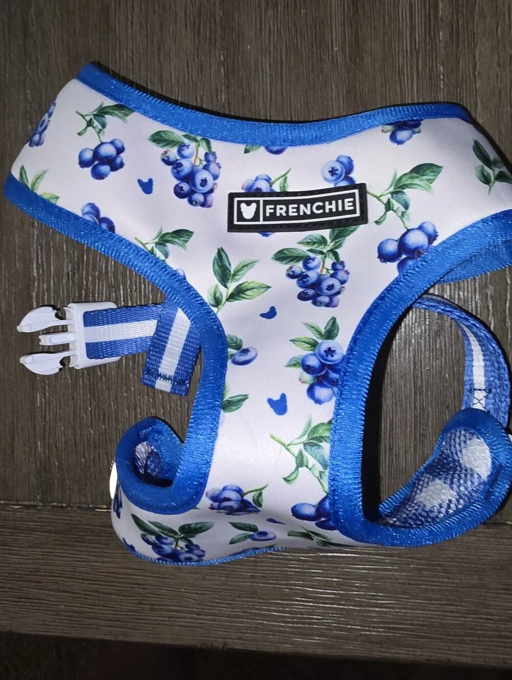 Frenchie Brand Sz. Medium Dog Harness-reversable Patterns